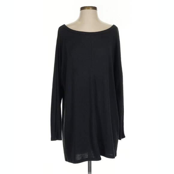 Wilfred Free Black Boat Neck Tunic Oversized Top – Size S - Picture 1 of 5